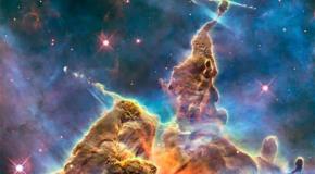 Espectáculo cósmico: Chorros de una estrella recién formada