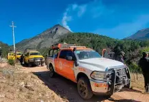 Incendio forestal consume 60 hect&aacute;reas en zona monta&ntilde;osa de Nuevo Le&oacute;n
