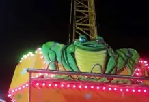 Video | Falla en juego mec&aacute;nico de Fenahuap deja 8 menores lesionados