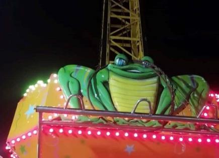 Video | Falla en juego mecánico de Fenahuap deja 8 menores lesionados Video | Falla en juego mecánico de Fenahuap deja 8 menores lesionados