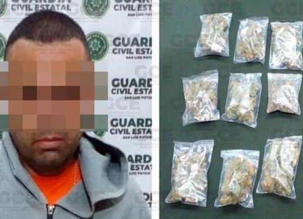 Arrestan a vendedor de droga en La Virgen