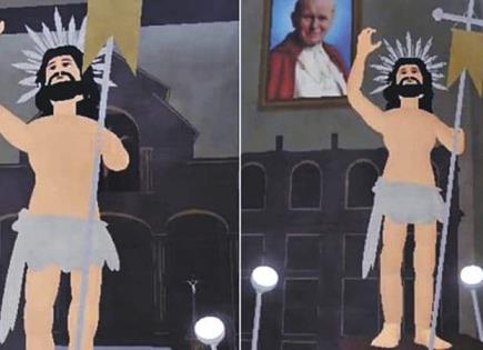 Crean procesión virtual en “Catedral Roblox”