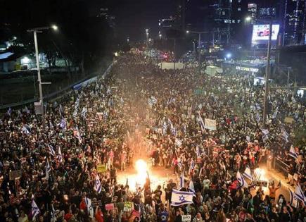 Protestan miles por los rehenes Protestan miles por los rehenes