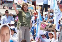 Propuestas de X&oacute;chitl G&aacute;lvez para combatir el huachicol y la delincuencia en Puebla
