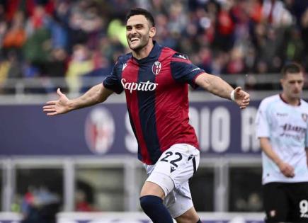 Bologna vence 3-0 a Salernitana en la Serie A