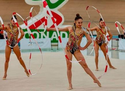 México logra la presea de plata en gimnasia rítmica México logra la presea de plata en gimnasia rítmica