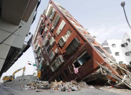 Búsqueda y rescate tras sismo en Taiwán