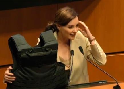 Lilly Téllez denuncia clima de violencia electoral en el Senado