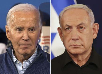 Diálogo entre Biden y Netanyahu sobre ayuda humanitaria en Gaza