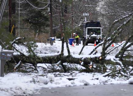 Restablecimiento de electricidad tras tormenta en Maine y Nueva Hampshire