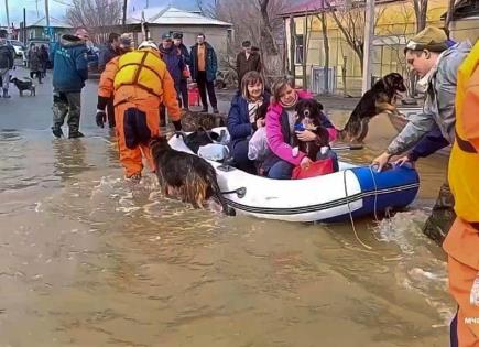 Declaración de emergencia por inundaciones en Rusia