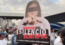 Marcha del Silencio en Ecatepec