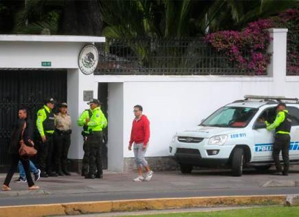 Condena del Colegio de Abogados al allanamiento de la Embajada de México en Ecuador