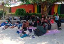 Llegada de 300 migrantes a Tehuantepec con el Viacrucis del Migrante
