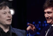 Encuentro de Javier Milei con Elon Musk en Tesla