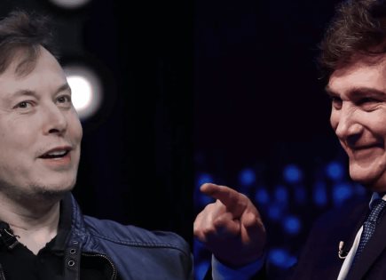 Encuentro de Javier Milei con Elon Musk en Tesla