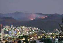 Vientos agravaron incendio en Sierra de San Miguelito