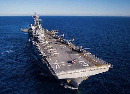 Despliegue del USS George Washington en Mares del Sur 2024