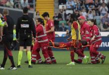 Partido entre Roma y Udinese suspendido por colapso de jugador