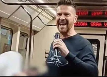 Exintegrante de Locomía se gana la vida en el metro de Madrid