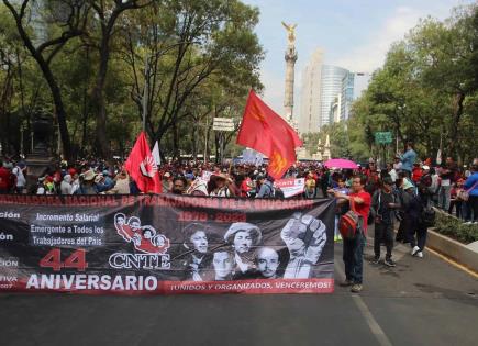 ¡Aumento salarial o paro nacional!, exigen dirigentes de la CNTE