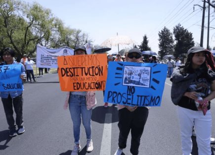 Protesta estudiantil en el Instituto Tecnológico de Toluca