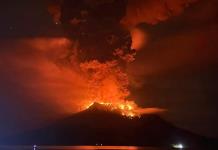 Crisis por Erupción Volcánica en Indonesia