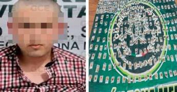 Cae líder de célula criminal en Rayón con 301 dosis de droga