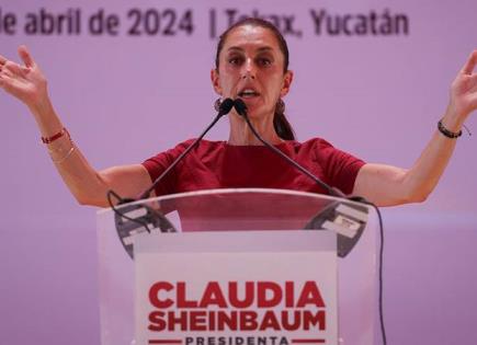 Claudia Sheinbaum urge campaña de promoción de voto para elecciones