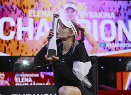 Elena Rybakina se corona en el Abierto de Stuttgart
