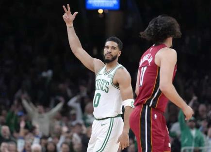 Resumen del emocionante juego 1 entre Celtics y Heat en los playoffs de la NBA