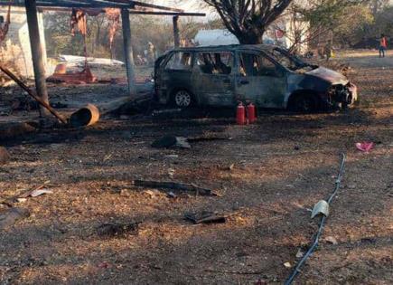 Explota polvorín en Ayotlán; 5 muertos