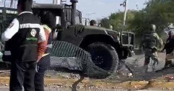 Vehículo Militar se estrella en carretera 57