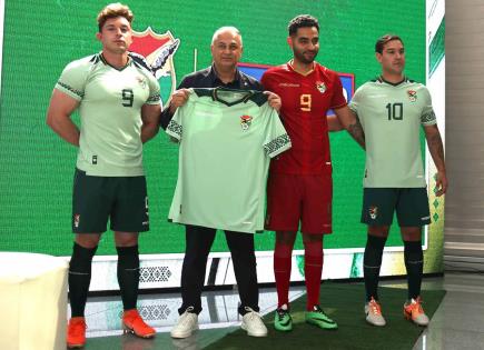 Presentan nuevo uniforme de la selección boliviana para la Copa América 2024