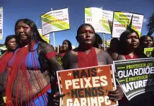 Lucha de ind&iacute;genas en Brasilia por protecci&oacute;n de territorios