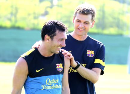Recuerdo especial: Messi y Tito Vilanova