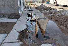 Revienta  CEA redes  de agua en  Cd. Sat&eacute;lite