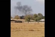 Funeral y explosión en base militar de Camboya