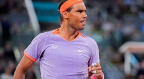 Rafael Nadal avanza en Madrid