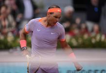 Rafael Nadal avanza en el Abierto de Madrid tras vencer a Pedro Cachín