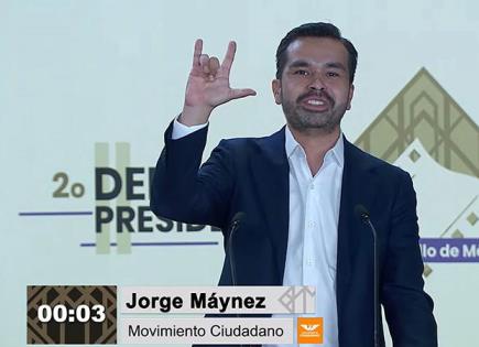 Jorge Álvarez Máynez y su participación en el Debate Presidencial