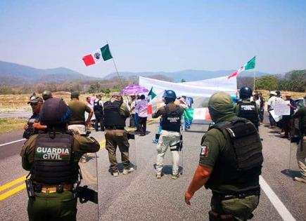 Campesinos bloquean la rúa federal agua para cultivos