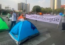 Protesta vecinal en Juárez por presencia de migrantes