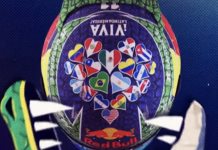 Detalles del casco especial de Checo Pérez en el Gran Premio de Miami 2024