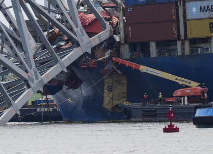 Hallazgo del cuerpo de quinta víctima en colapso de puente en Baltimore
