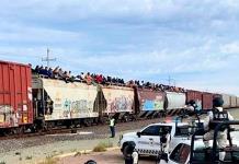 Situación de migrantes varados en trenes en Zacatecas