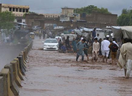 Pakistán registra récord de lluvias en abril