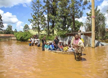 Devastadoras inundaciones y ciclón en Kenia