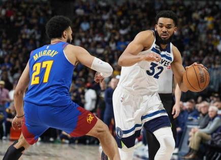 Victoria de Timberwolves sobre Nuggets en emocionante partido de playoffs de la NBA