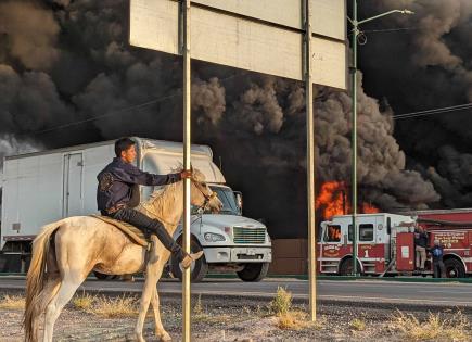 FOTOGALERÍA | Arde fabrica de plásticos en Soledad de Graciano Sánchez